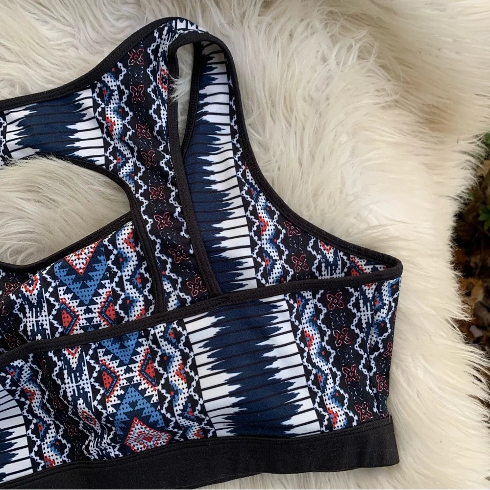 C Active Aztec Print Sports Bra